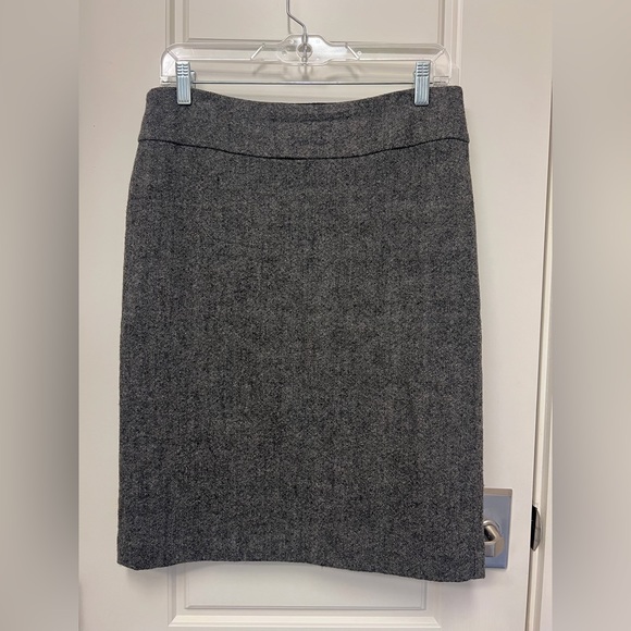 CABi Brown/Gray Tweed Women's Coat & Matching Skirt Set - Picture 6 of 9